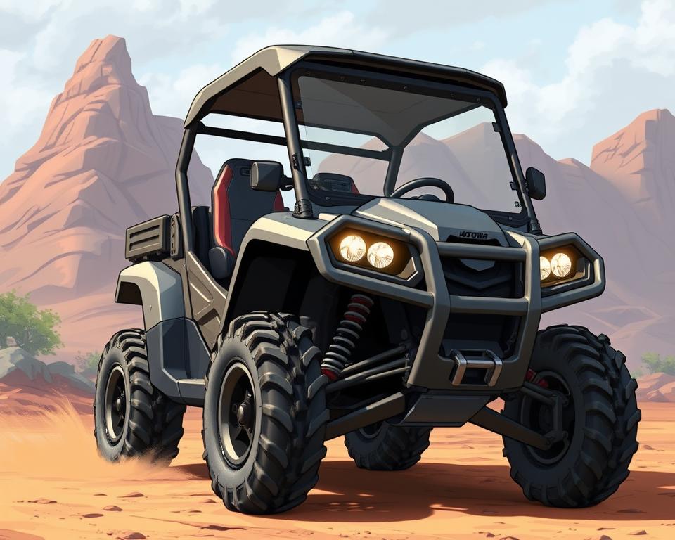 lifted Honda four wheelers